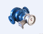 Helix rotor flowmeter